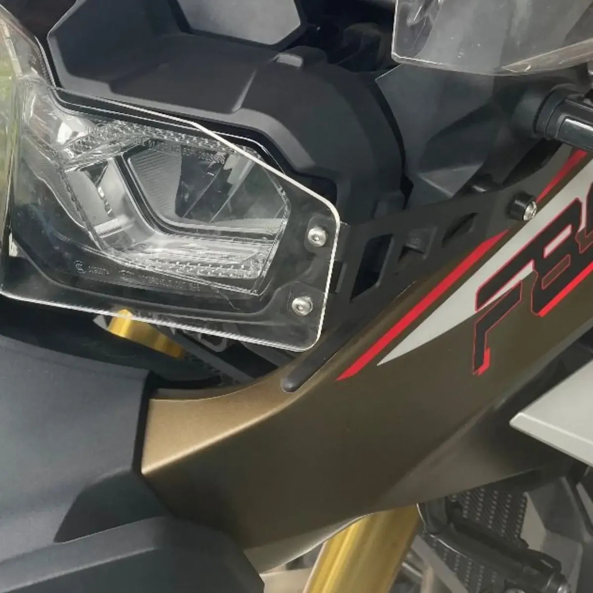 Protetor De Farol Acrílico Bmw F 850 Gs F 900 Gs Adventure