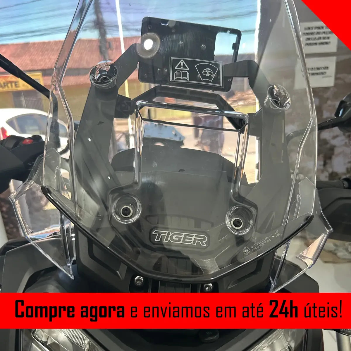 Suporte Para Gps Triumph Tiger 1200 Triple Black 2024