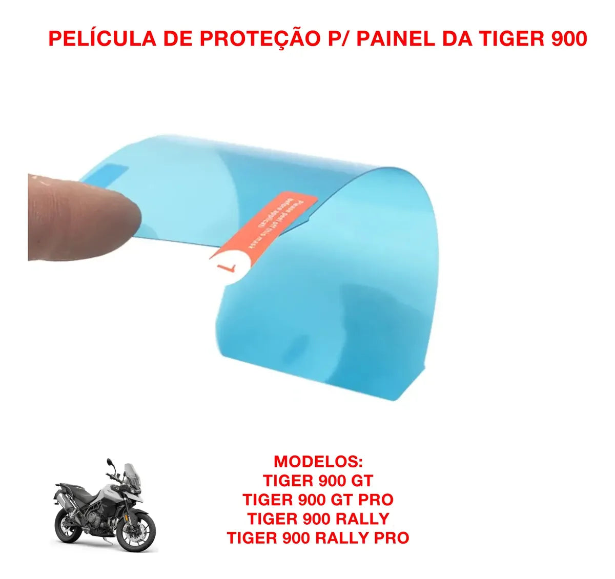 Película Proteção Painel Tiger 900 Gt Pro Rally 2022-2023