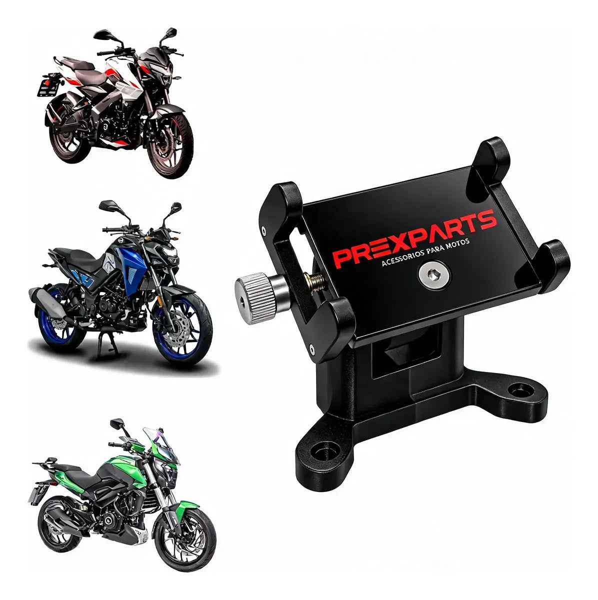 Suporte Tanque Moto Celular Bajaj Dominar 160 - 190 - 400