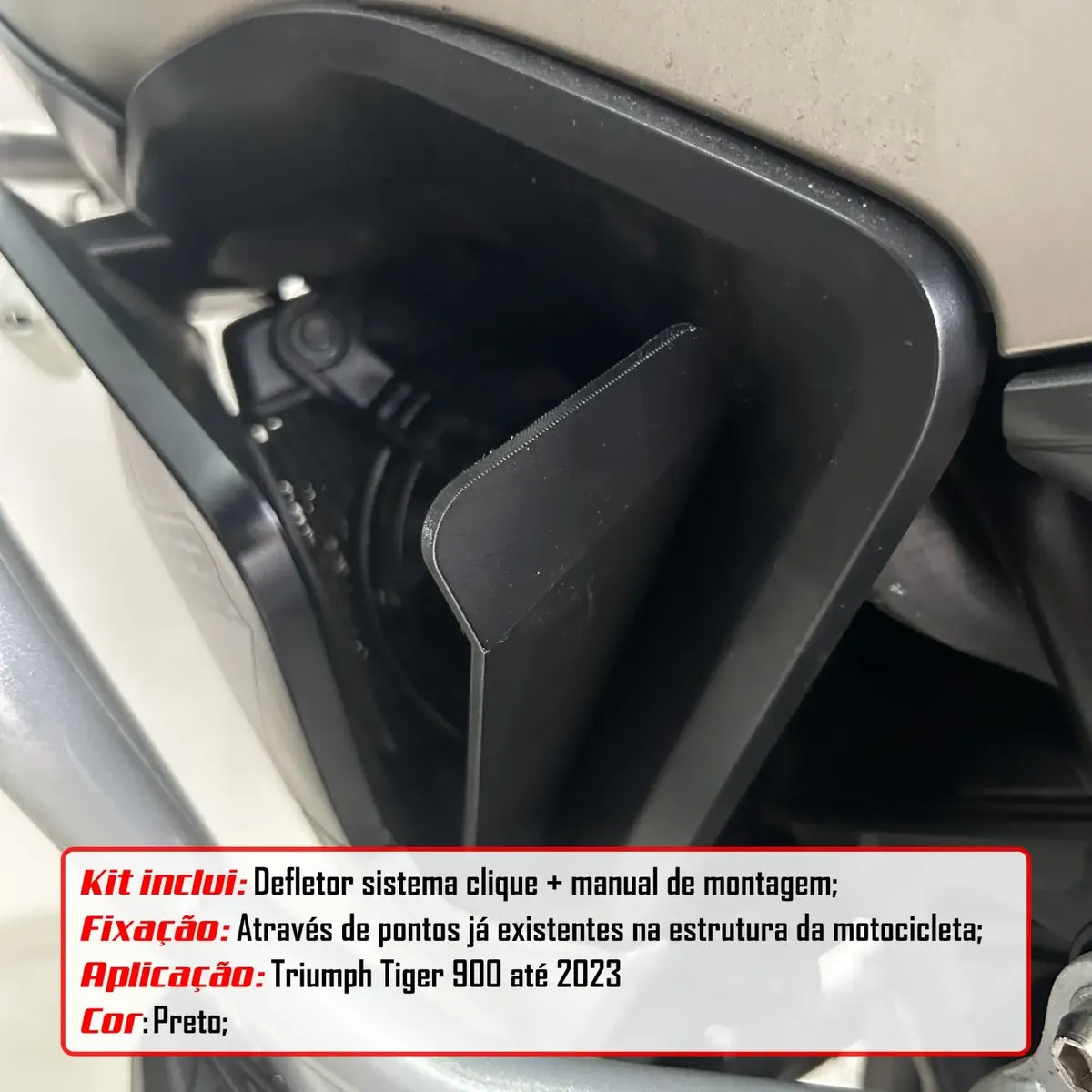Defletor Calor Ar Quente Triumph Tiger 900 Gt 2023