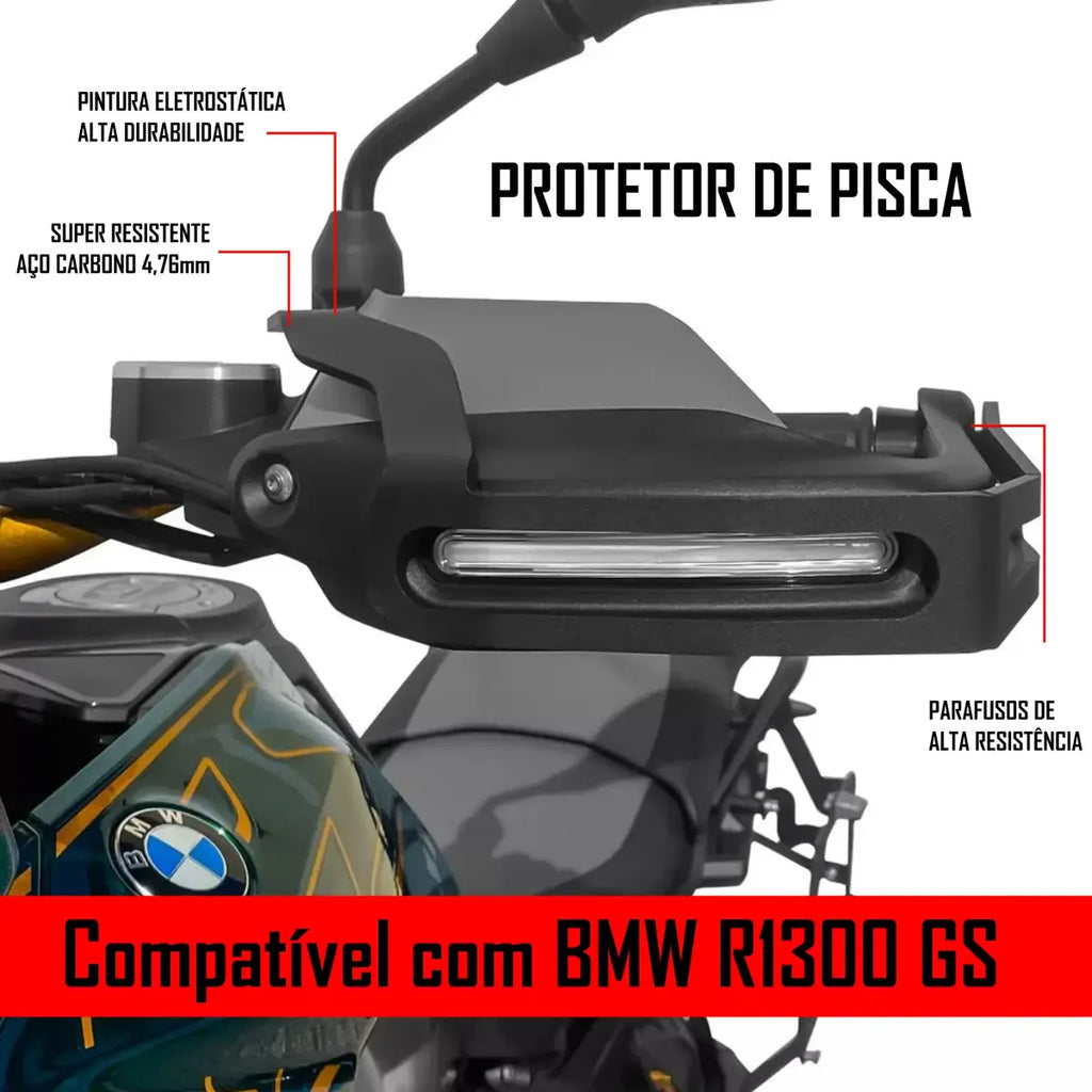 Protetor Pisca Seta Do Protetor Mão Bmw R1300 Gs Adv 2026