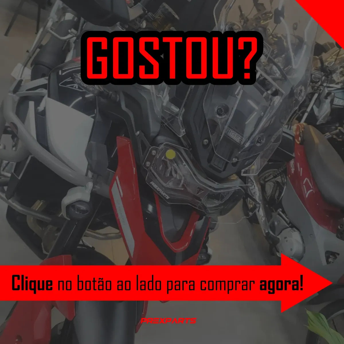 Tiger 900 - Desert Edition Protetor De Farol Acrílico