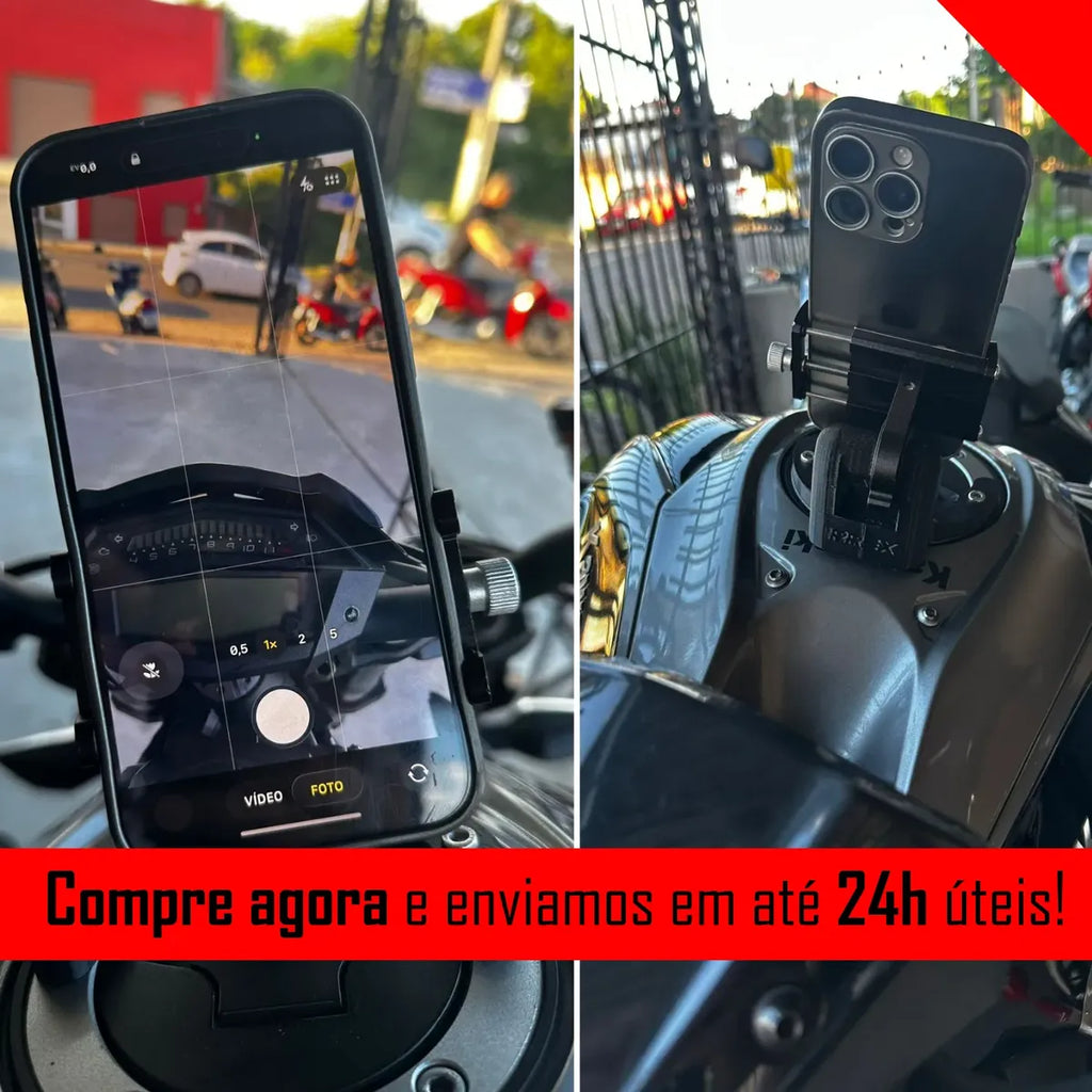 Adaptador Suporte De Celular Bajaj Dominar 160 E Dominar 200