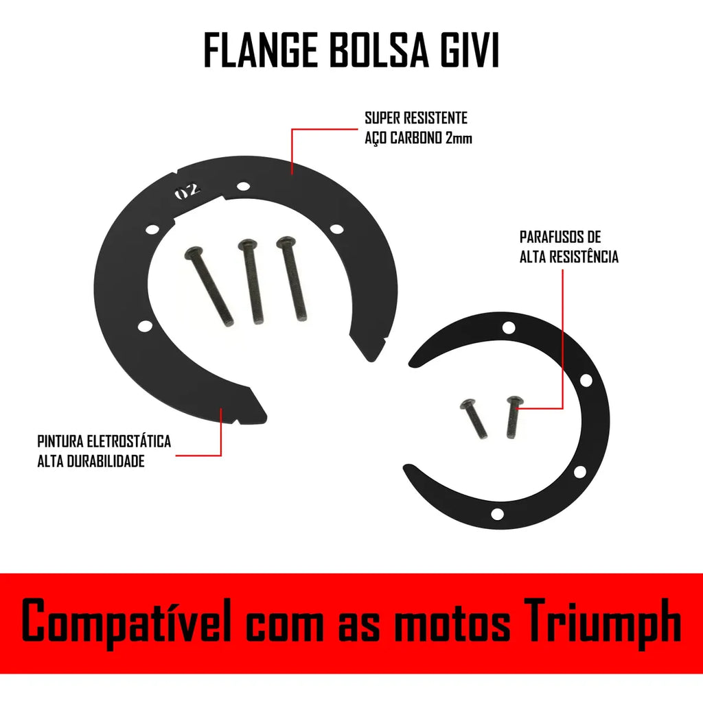 Tanque Tanklock Padrão Flange Tiger 900 Alpine Edition 26