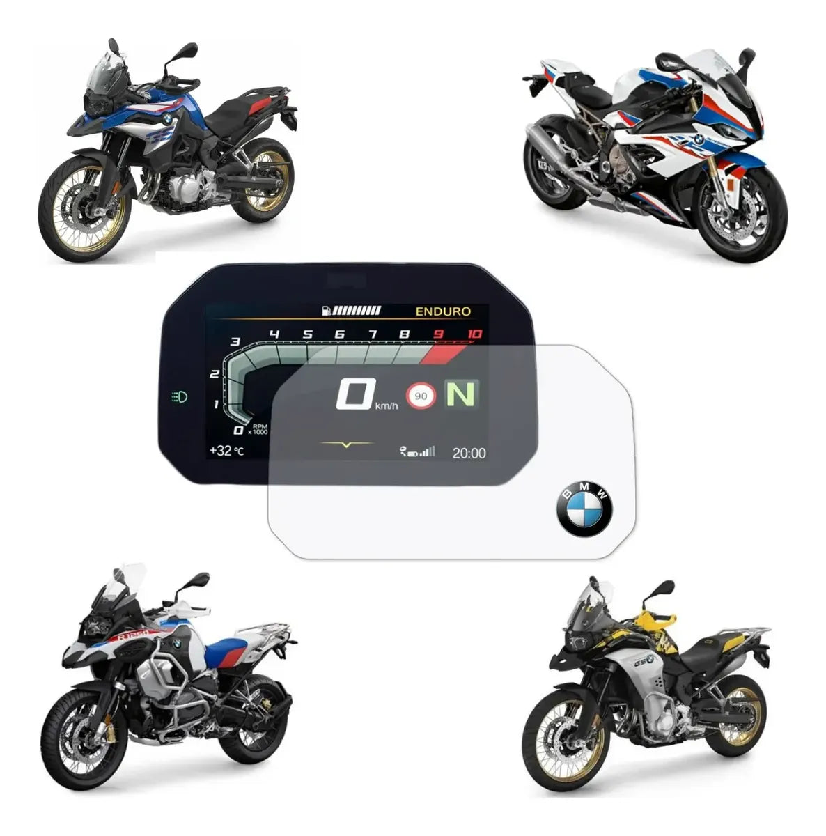 Película Painel Tft Bmw R1300gs R 1300 Gs Trophy Option