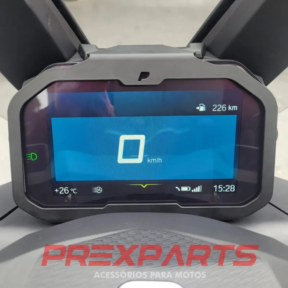 Moldura Antifurto Pelicula Painel Tft Bmw C400x Scooter 2023
