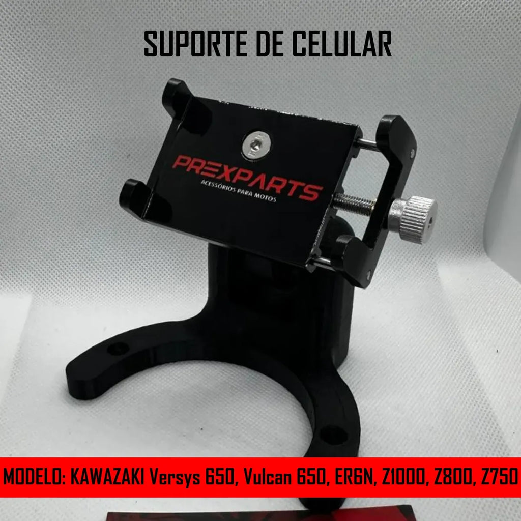 Suporte Celular Moto Tanque Kawasaki Er6n, Z1000, Z800, Z750
