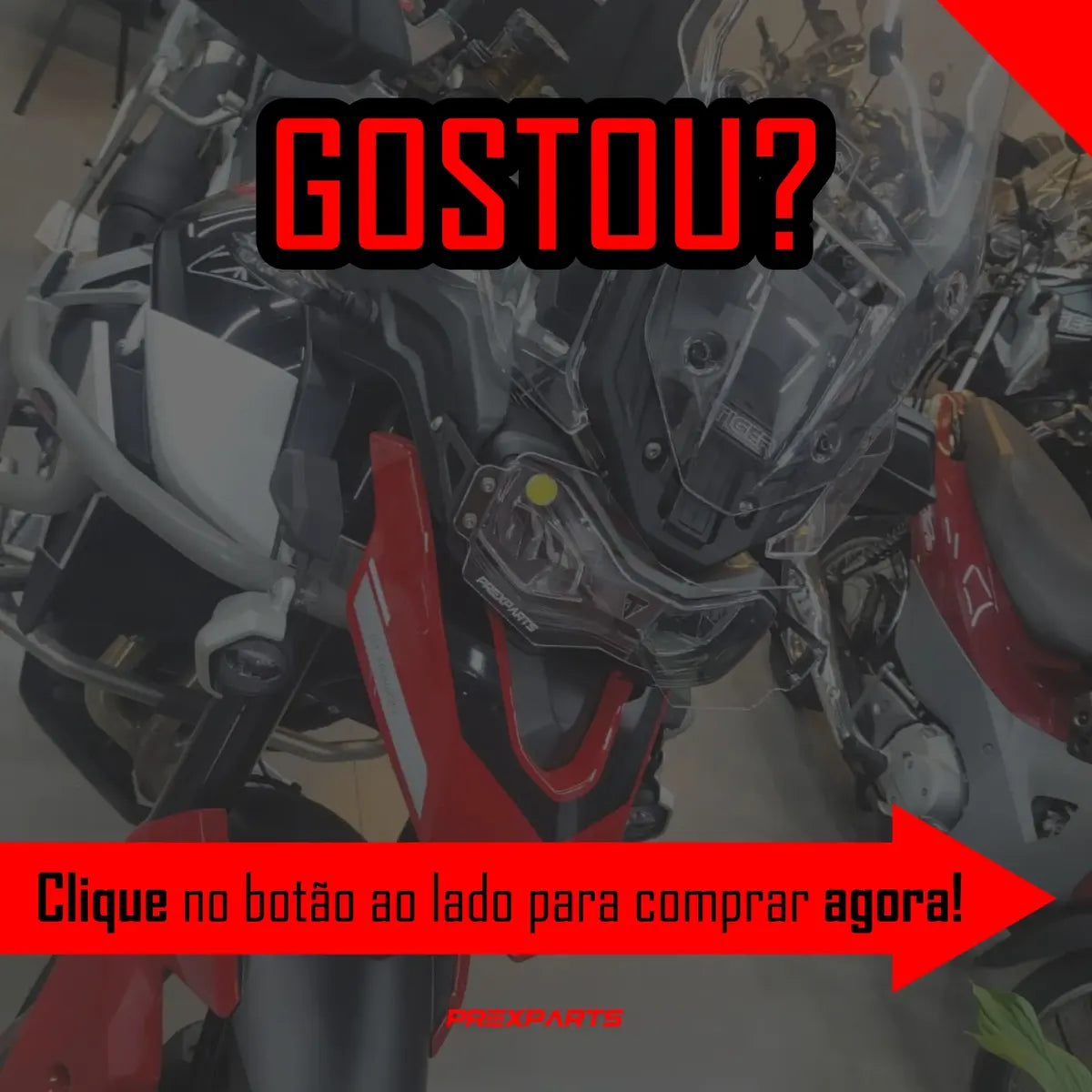 Tiger 900 2026 Acessório Proteção Protetor Farol Acrílico