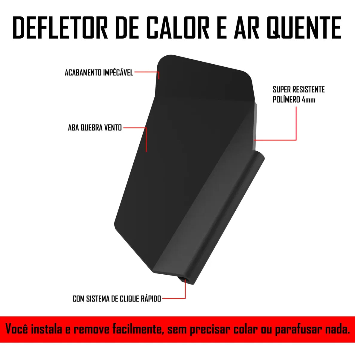 Defletor De Calor E Ar Quente Tiger 900 - Ate 2023