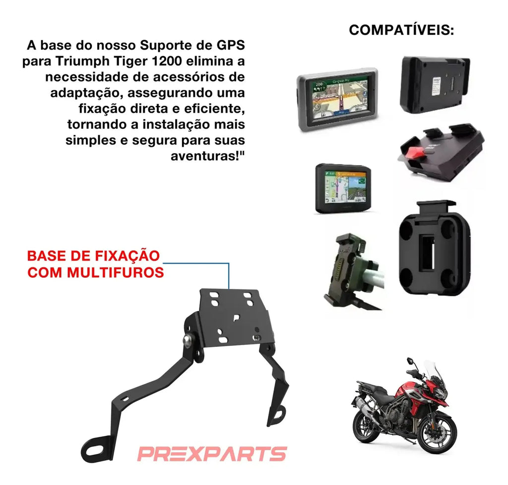 Suporte Para Celular Triumph Tiger 1200 Xca Xr Xcx 2018 2019