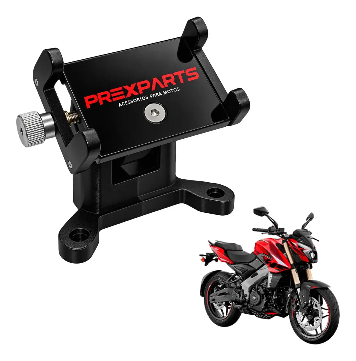Suporte Tanque Moto Celular Bajaj Dominar 160 - 190 - 400