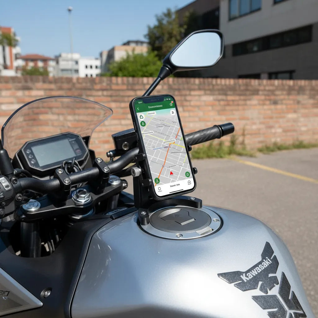 Suporte Celular Moto Tanque Kawasaki Er6n, Z1000, Z800, Z750