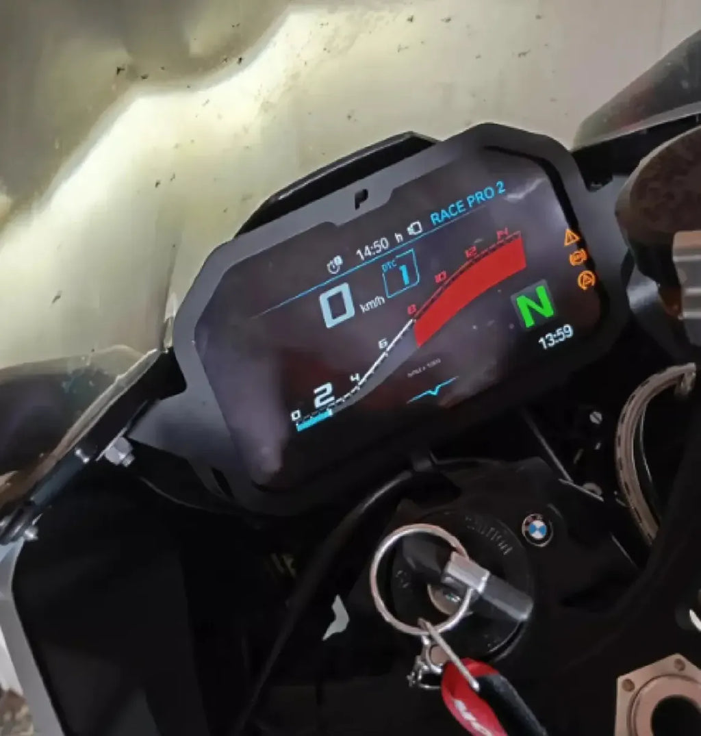Trava Antifurto Painel Tft Bmw S1000rr S1000 2024 + Pelicula