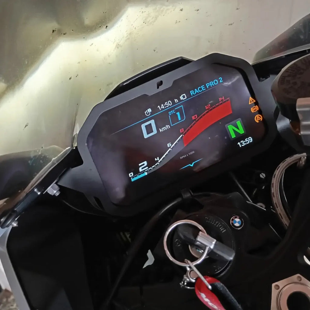 Moldura Antifurto Painel Tft Bmw S1000rr S1000 2024 2023 22