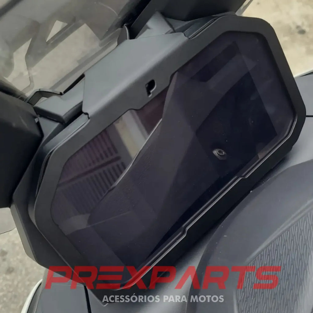 Moldura Protetora Antifurto Painel Tft Bmw C400x Scooter