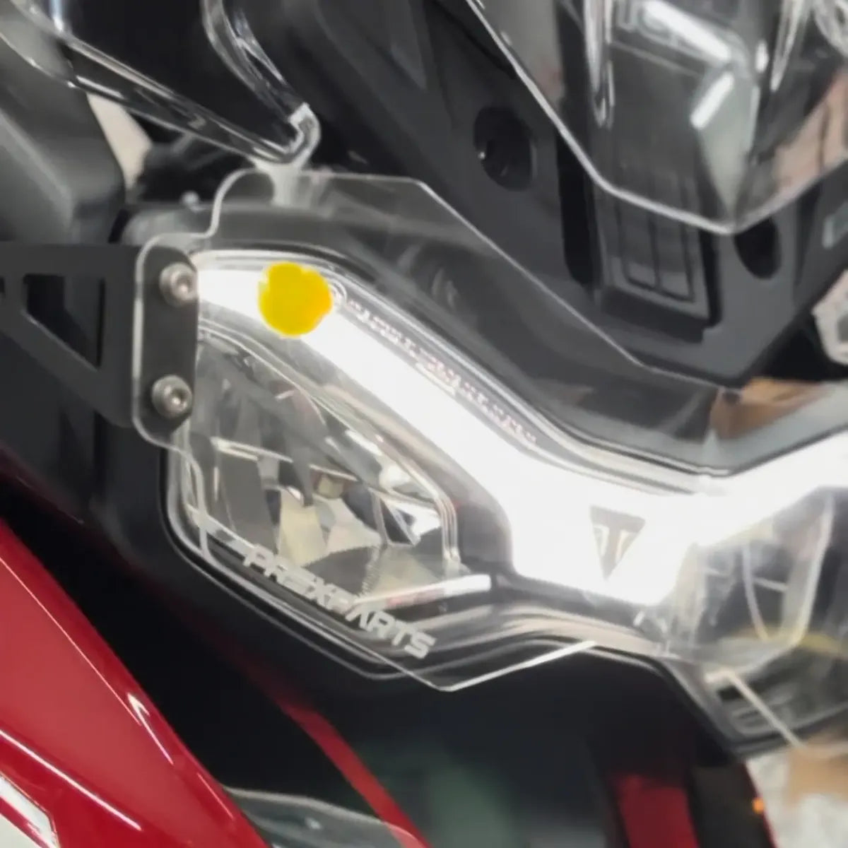 Protetor Farol Acrílico Triumph Tiger 900 2024 Rally Pro Gt