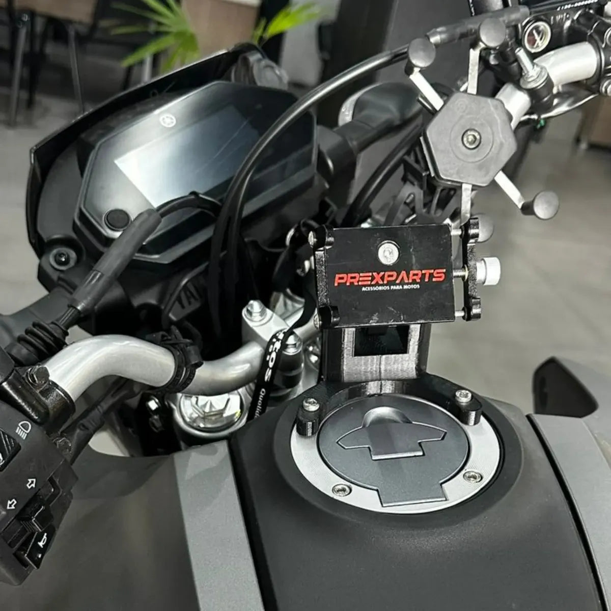 Suporte Celular Moto Yamaha Tanque R15 Tracer 900 Tenere 700
