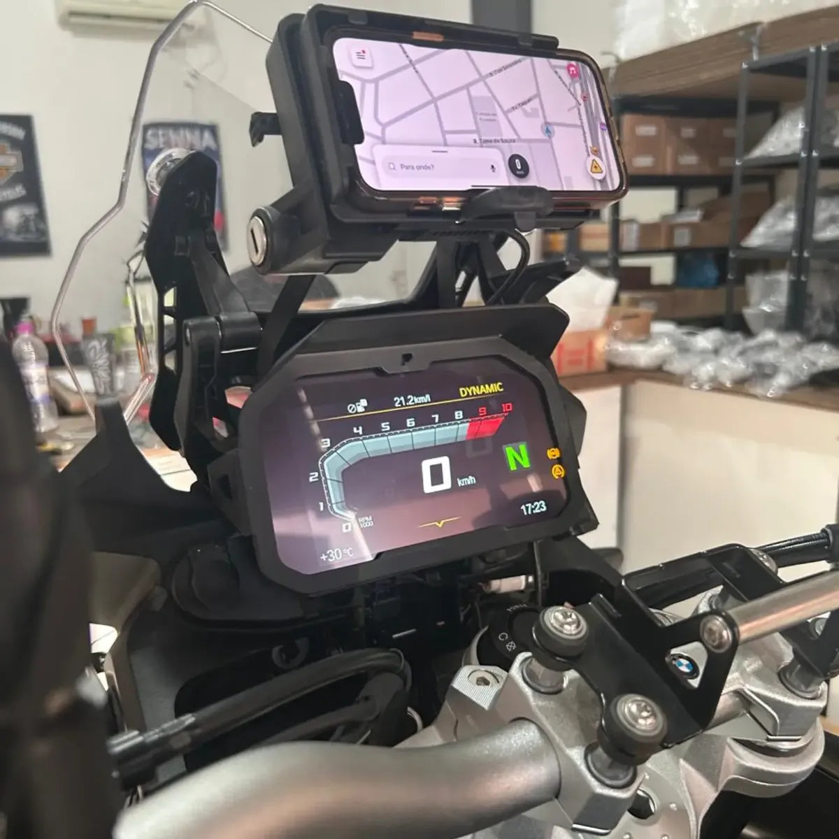 Suporte Para Celular Gps Bmw F800 Gs 2024 2025 2026+