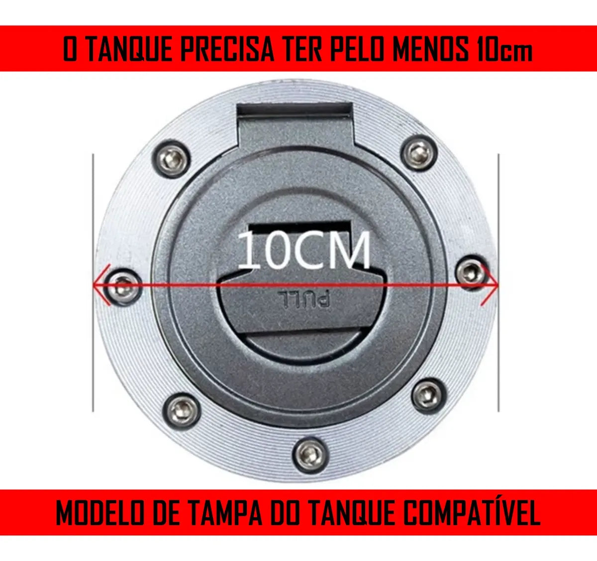 Suporte Celular Tanque Moto Universal Base De Metal