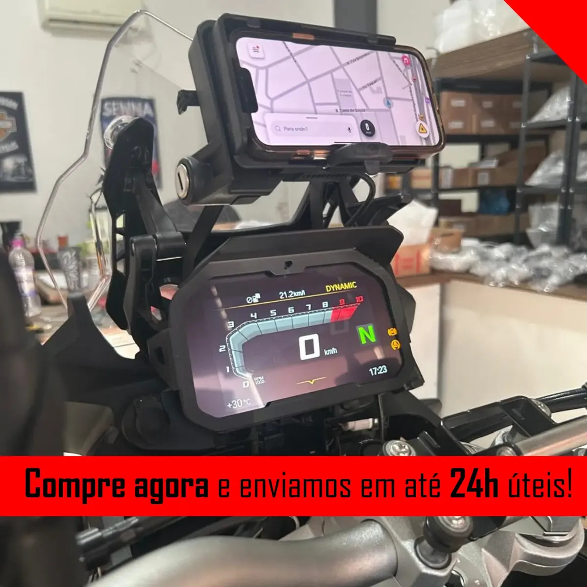 Suporte Para Celular Gps Bmw F850 F750 Adventure Premium
