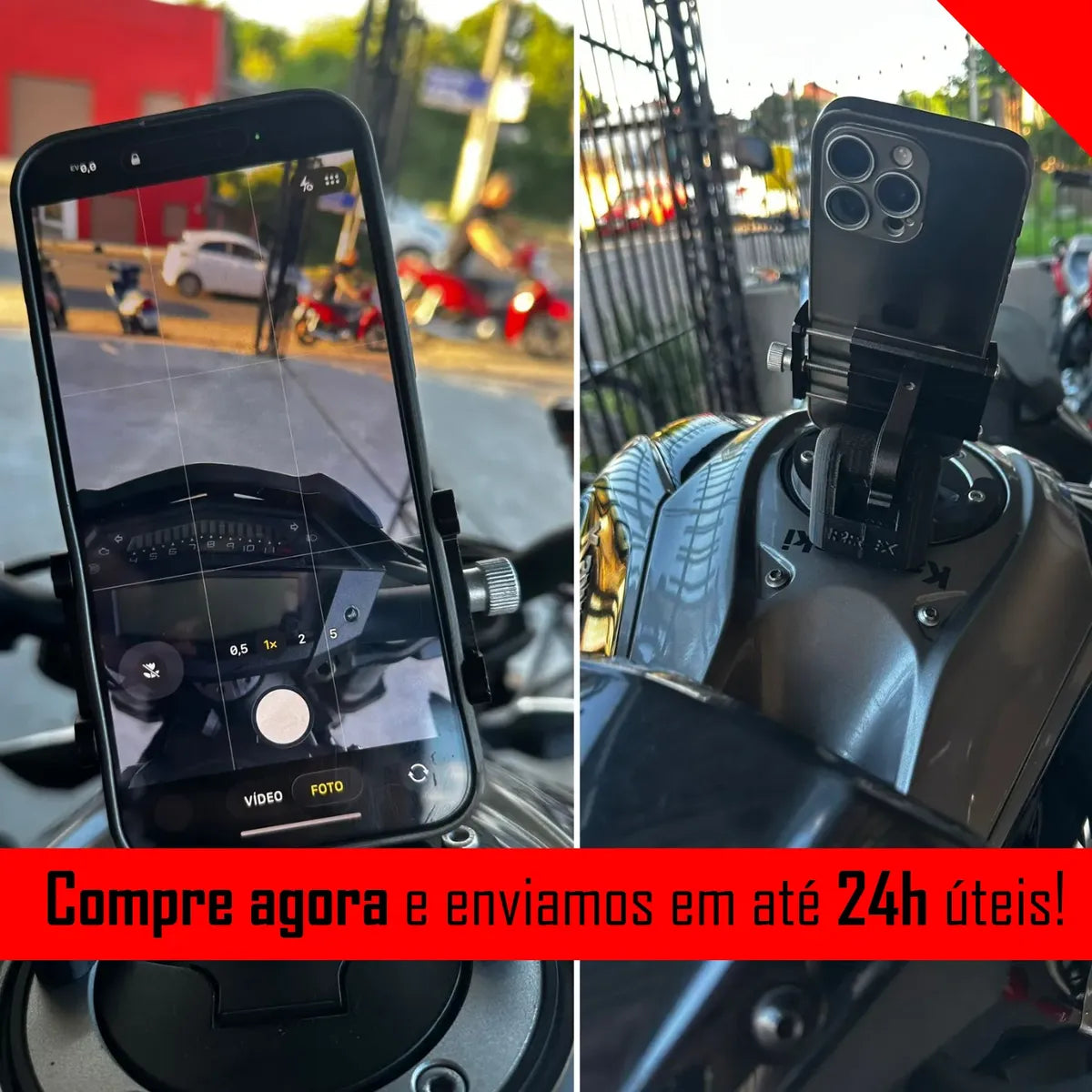 Suporte Celular Tanque Moto Honda Hornet 600