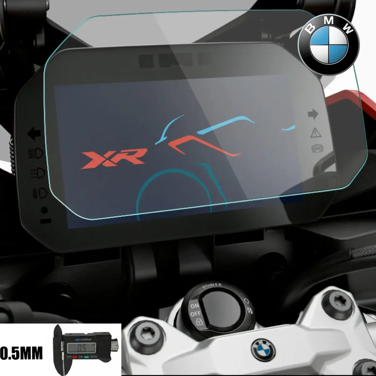 F900 Gs Adventure Protetor Painel Tft Bmw S/ Aba + Película