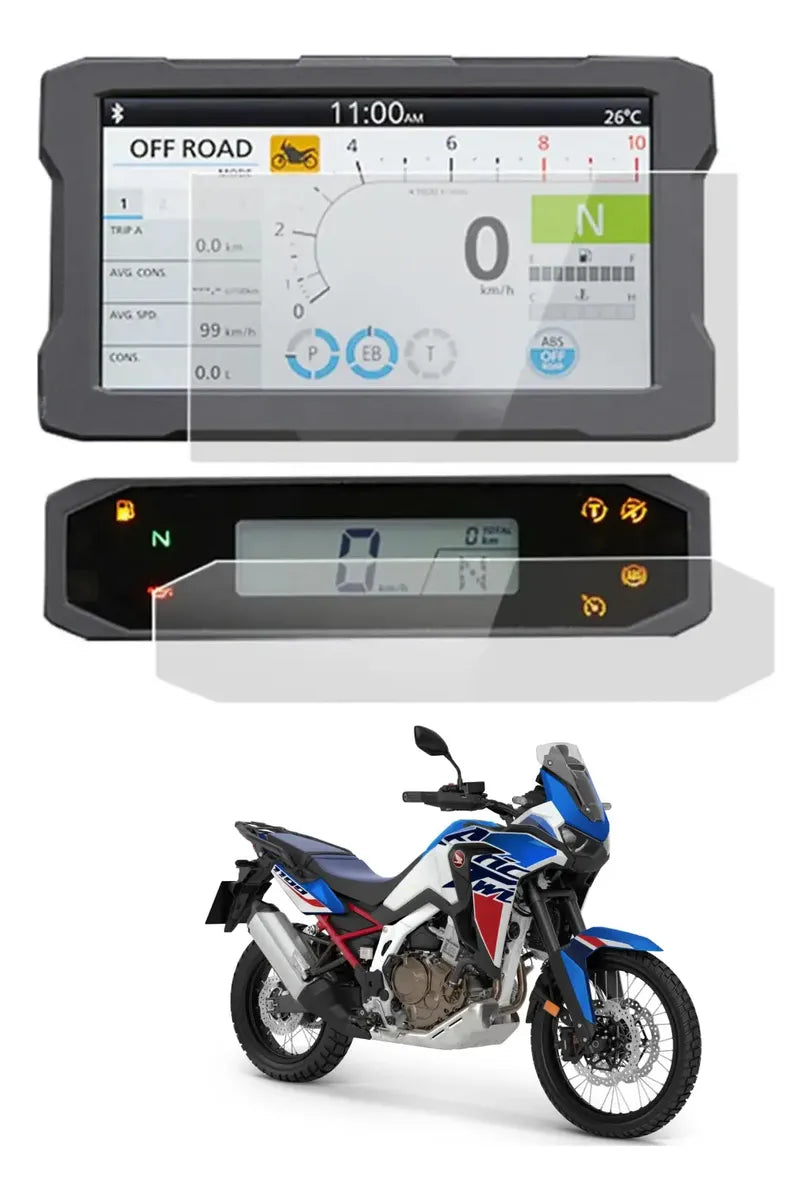 Película Antirreflexo Painel Africa Twin 1100 2021 2022 2023