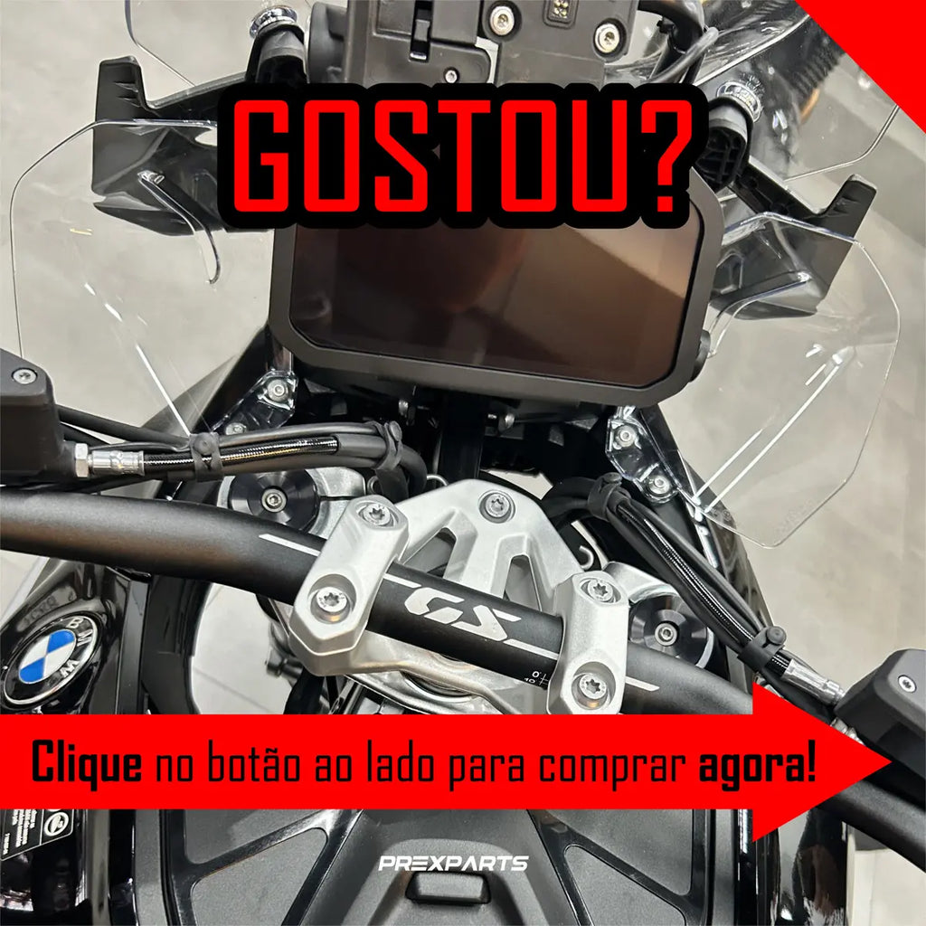 Protetor Pisca Seta Do Protetor Mão Bmw R1300 Gs R 1300 2025 Preto Esquerdo/direito