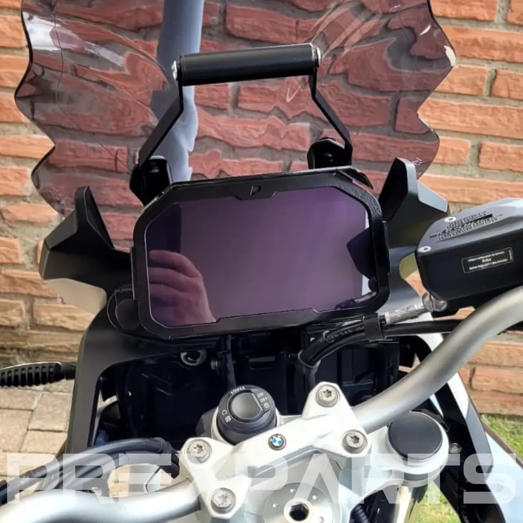 Bmw F800gs Protetor Moldura Anti Furto Painel Tft + Pelicula