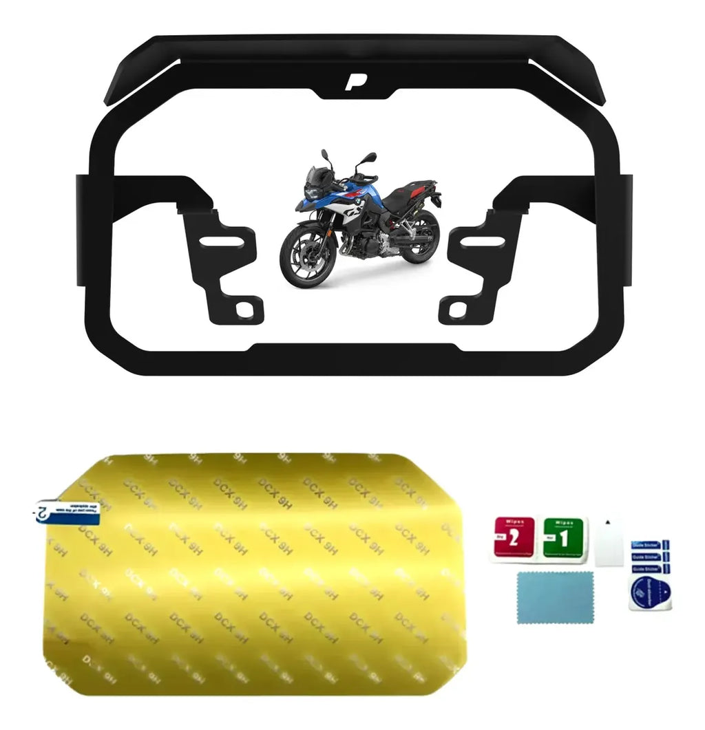 Moldura Antifurto + Película Painel Tft Bmw F850gs/ F750gs