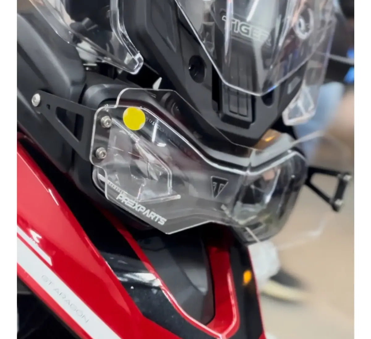 Tiger 900 2026 Acessório Proteção Protetor Farol Acrílico