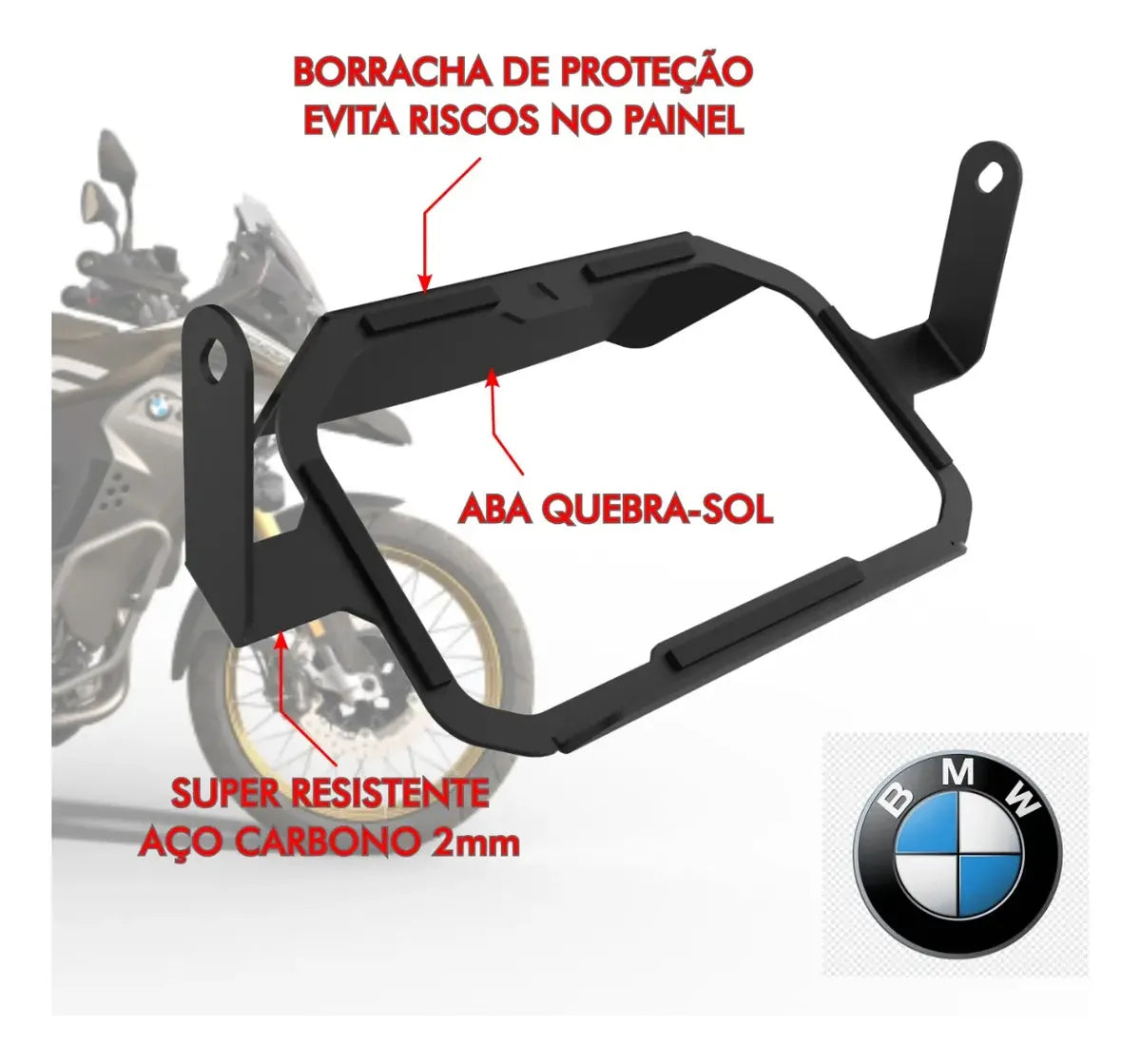 Protetor Antifurto Painel Tft Bmw F850 Gs Adventure