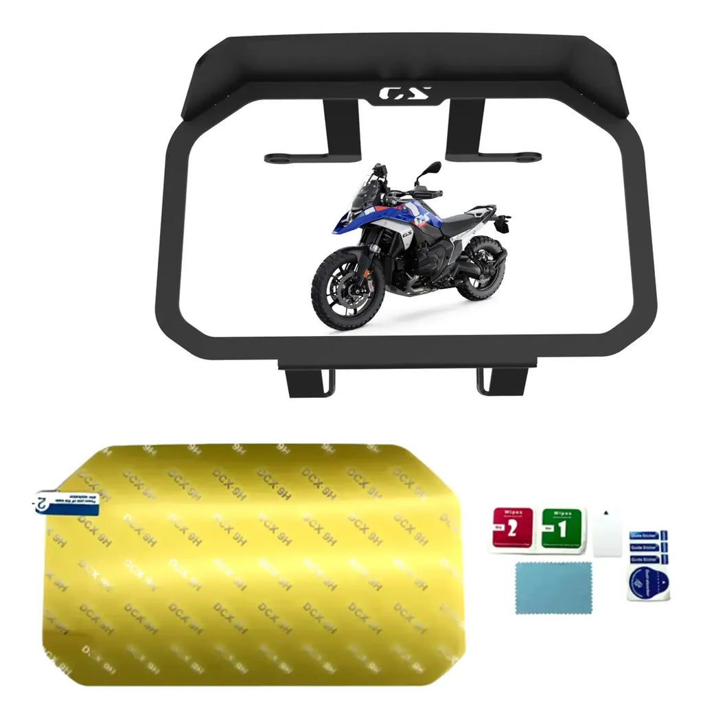 Trava Anti Furto Painel Tft Bmw R1300 + Pelicula Protetora