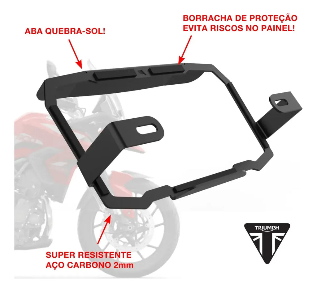 Moldura Antifurto Painel Tft Tiger 900 Rally Pro Tiger900gt