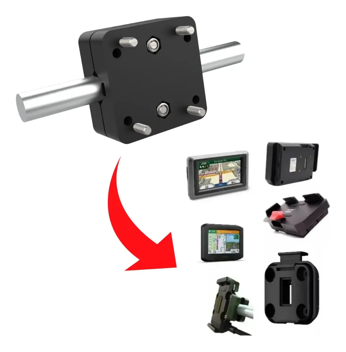 Suporte Instalação Gps Zumo Garmin 390 395 396 595 Zumo Xt