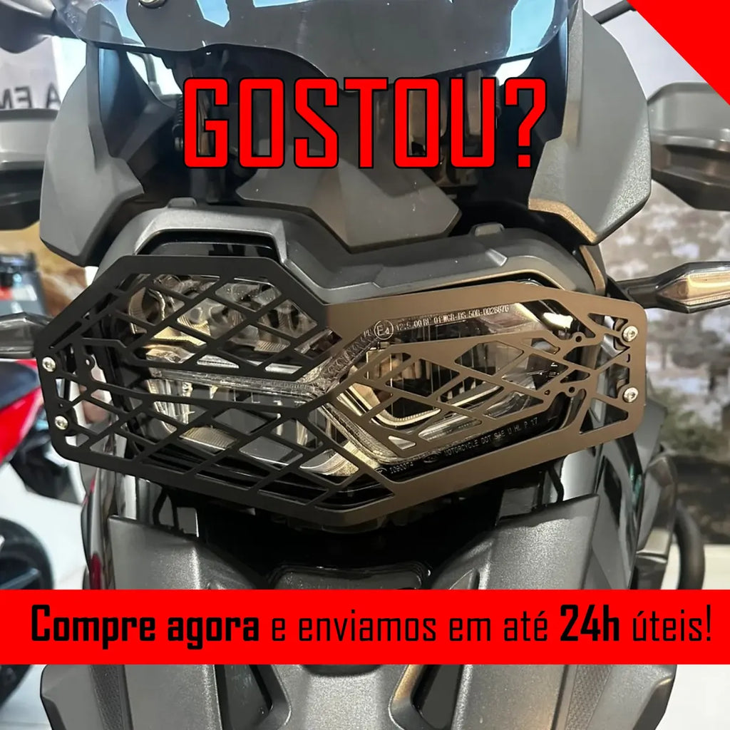 Farol Protetor Grade Aço Bmw F900 Gs F900 Adv 2024