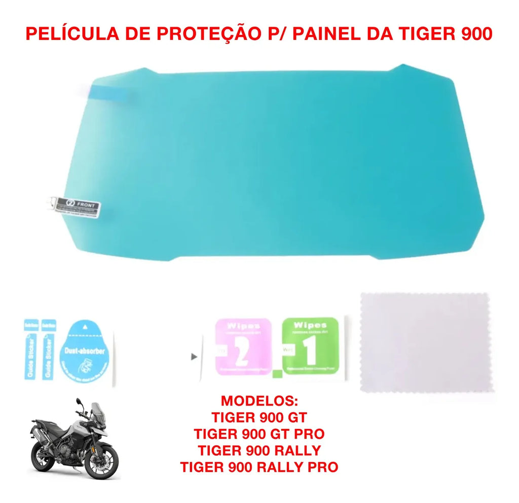 Película Proteção Painel Tiger 900 Gt Pro Rally 2022-2023