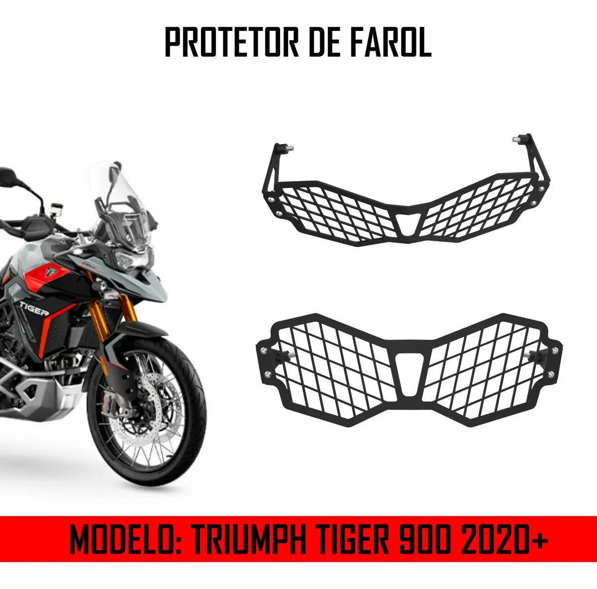 Protetor De Farol Grade Tiger 900 - Alpine Edition 2026