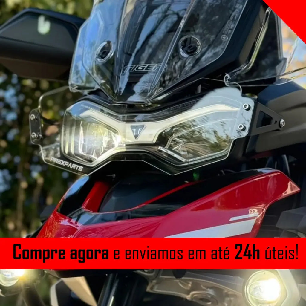 Protetor Acrílico Farol Tiger 900 Desert Edition 2026