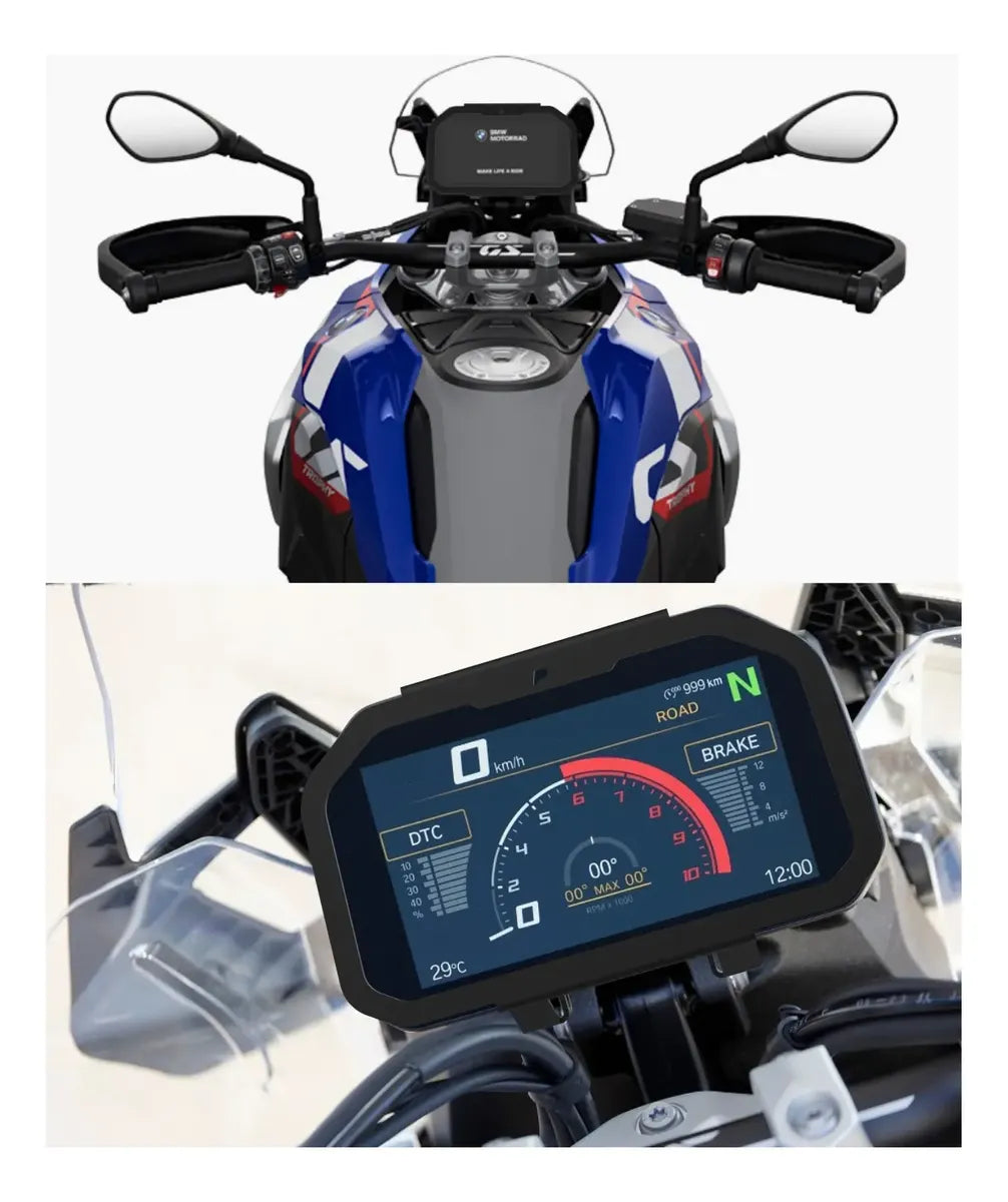 Moldura Proteção Tft Anti Furto Bmw Sem Aba R1300 R 1300 Gs