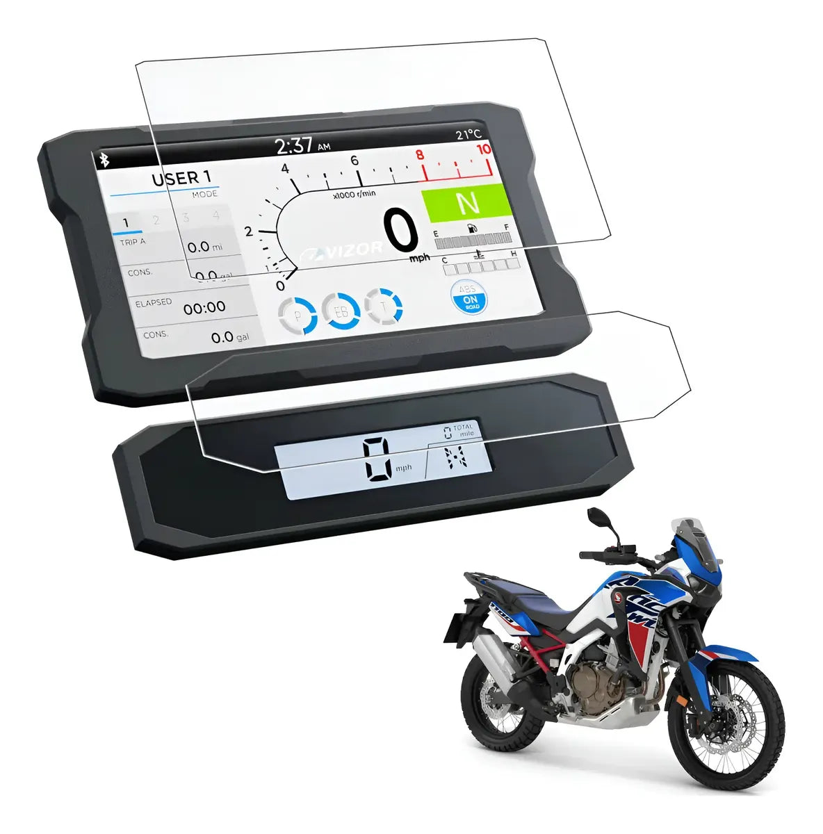 Película Antirreflexo Painel Africa Twin 1100 2021 2022 2023