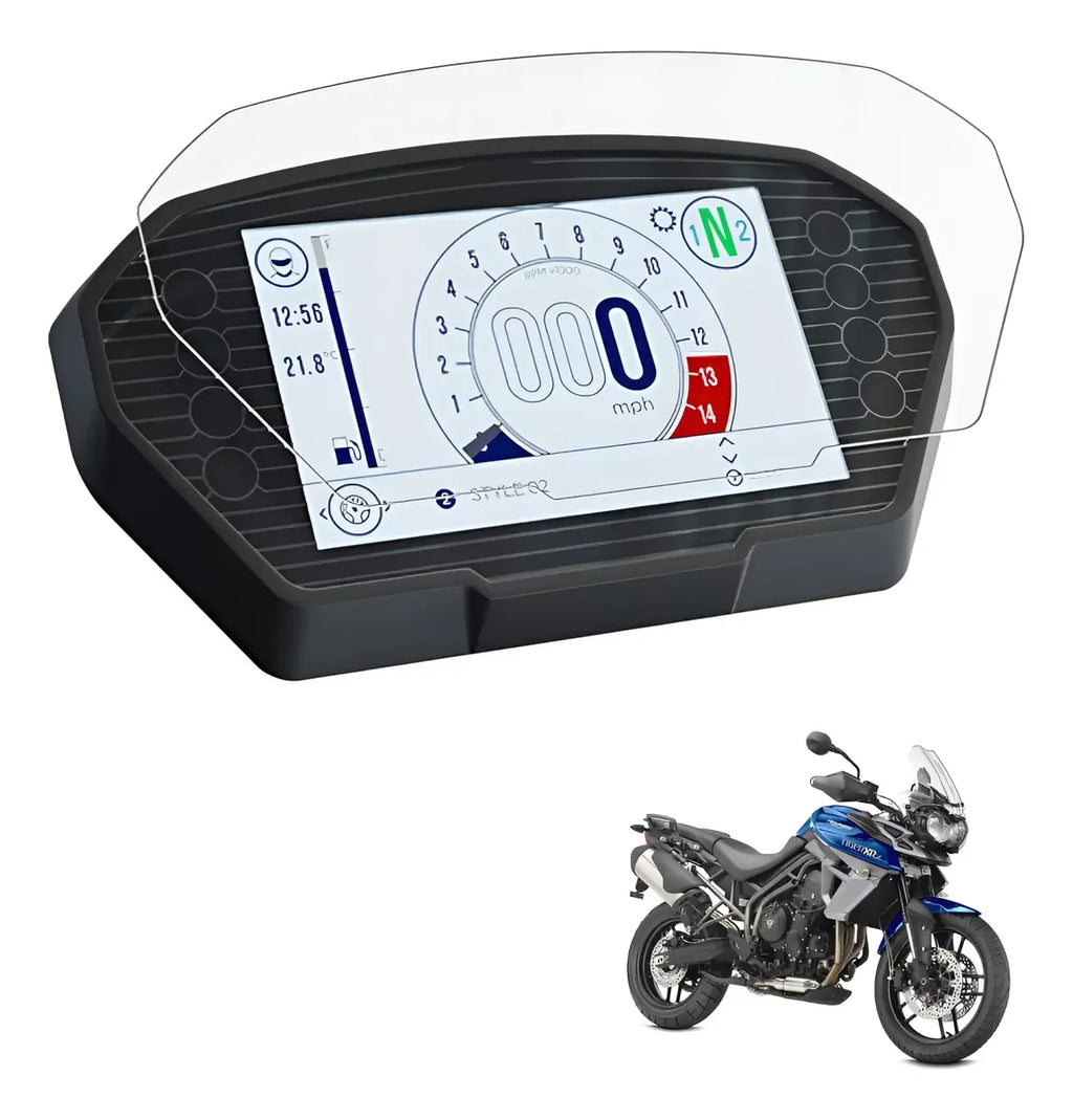 Película Proteção Tela Led Tft Triumph Tiger 800 1200