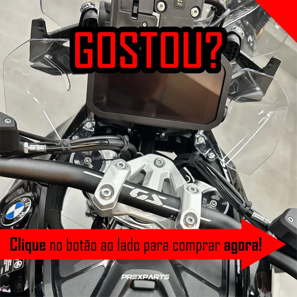 Protetor Pisca Seta Mão Bmw R1300 Gs Adventure 2025 2026