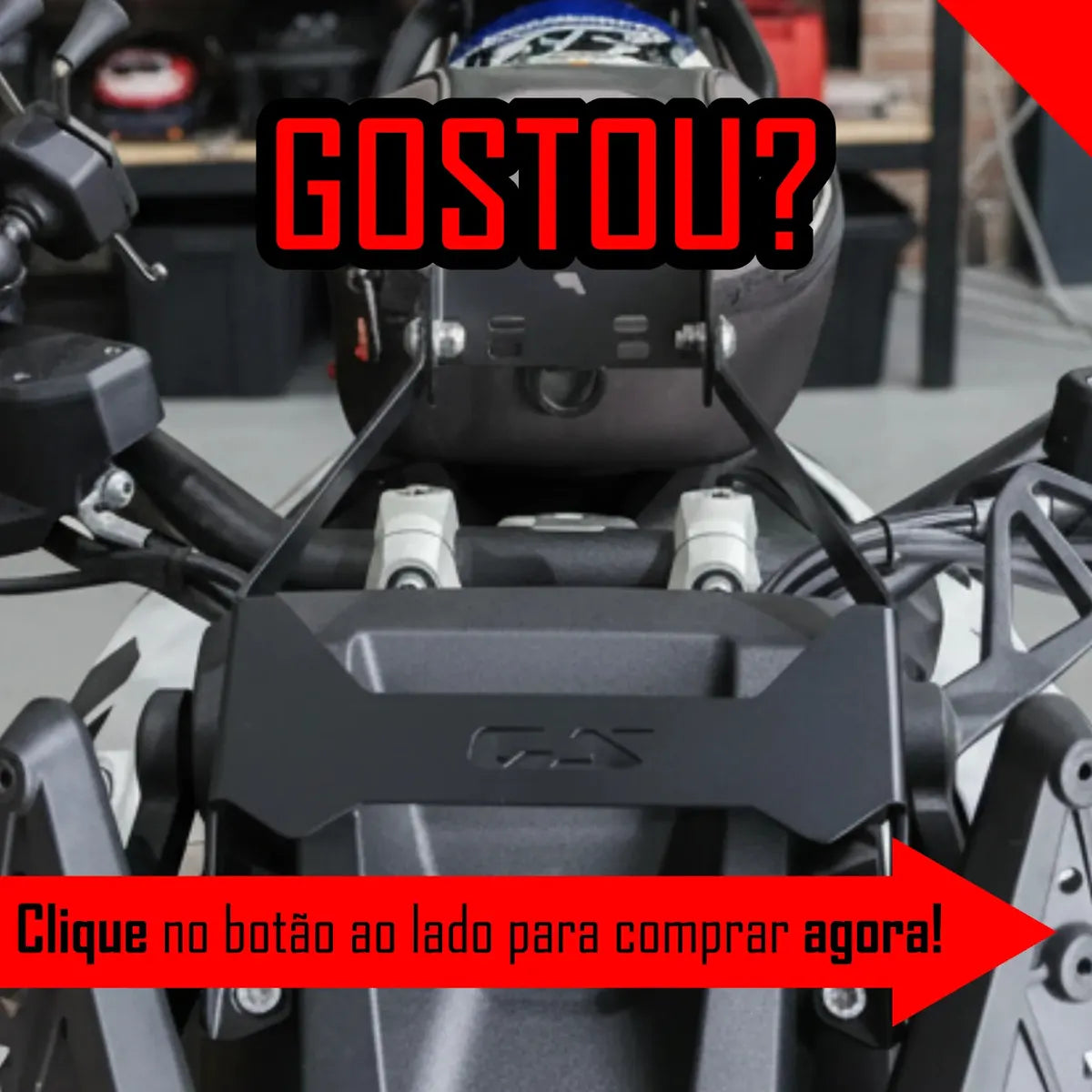 Suporte Celular Gps Reforçado Premium Bmw F800 Gs 2026 Preto