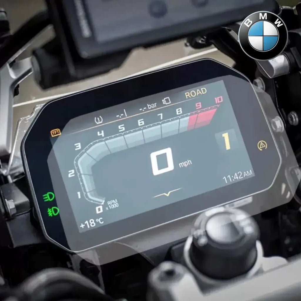 Trava Proteção Anti Furto Painel Tft Bmw Gs R1300 + Pelicula