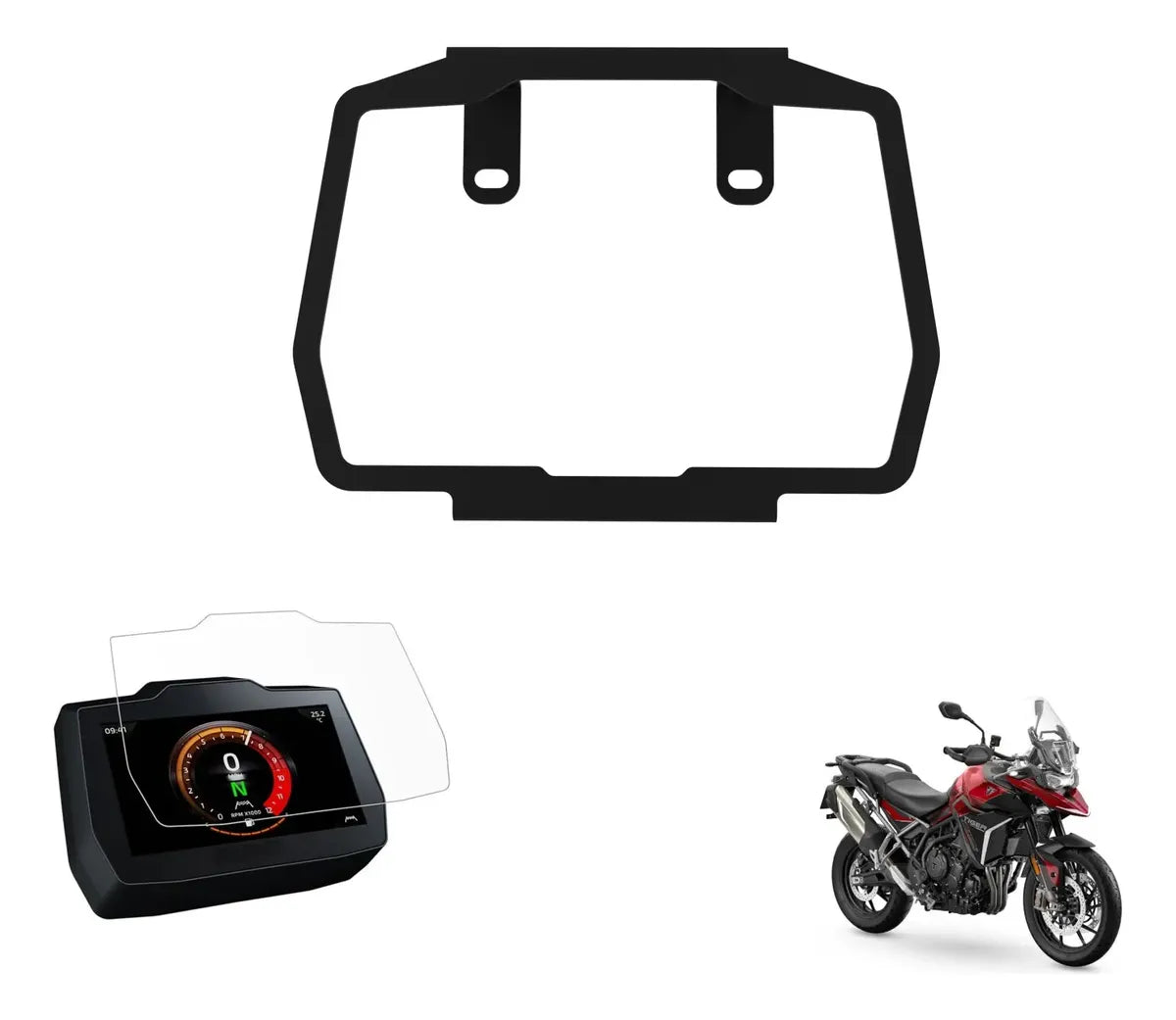 Protetor Antifurto Pelicula Painel Tft Tiger 900 2024