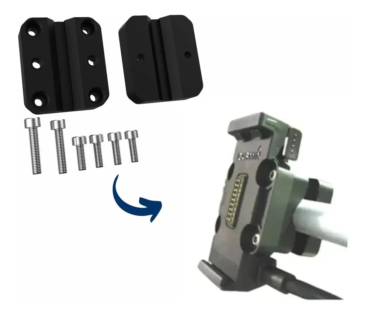 Suporte De Barra Para Gps Zumo Xt