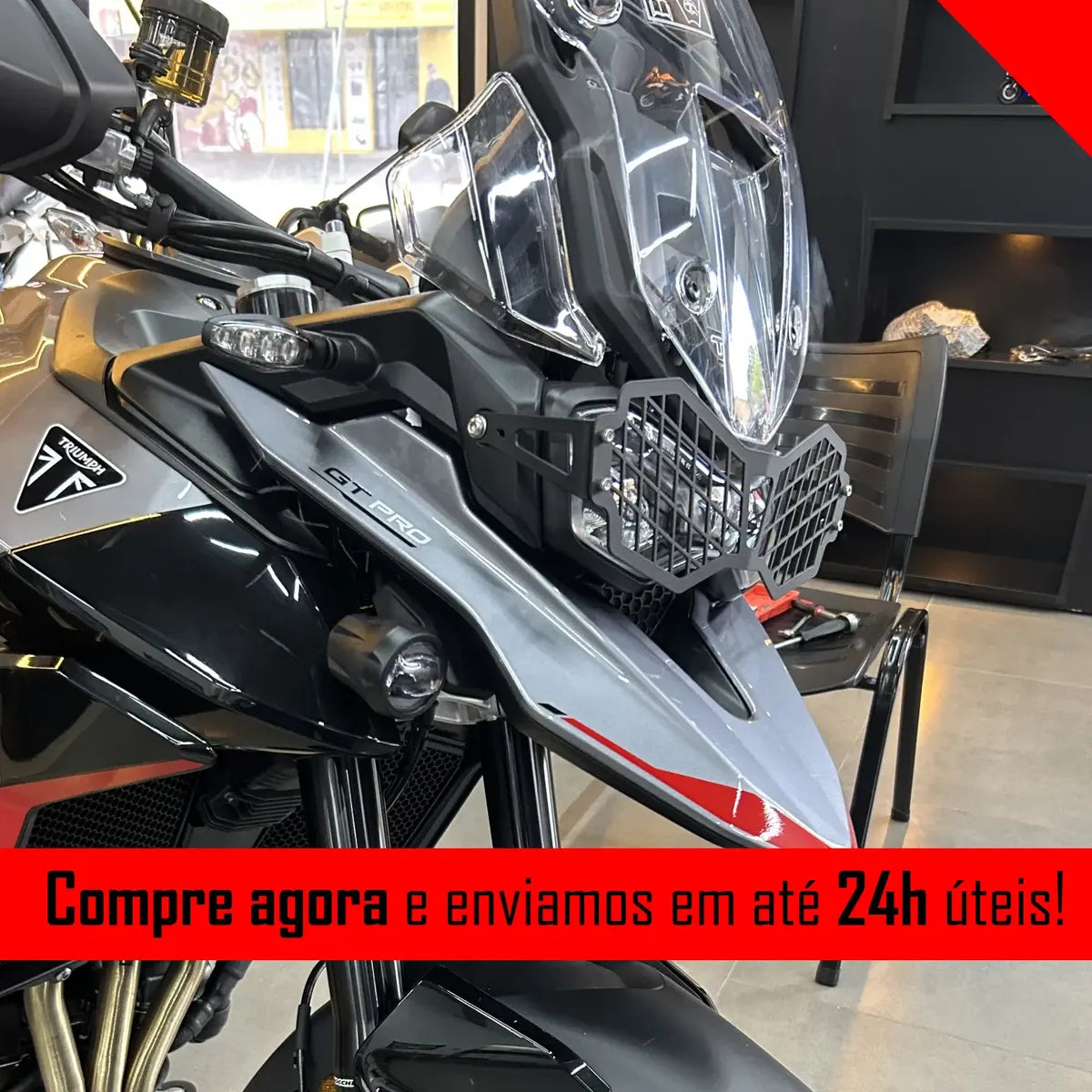 Protetor De Farol Tiger 900 Gt Pro Rally Aragon