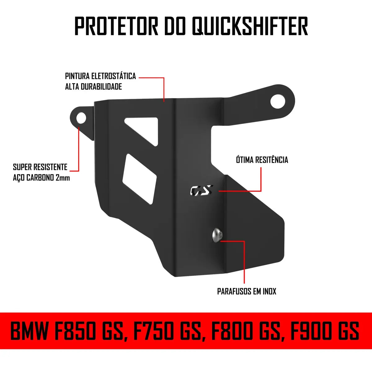 Protetor Quickshifter Cambio Eletronico F750gs F850gs F900gs